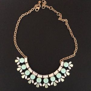 J.Crew Factory Light Blue Statement Necklace